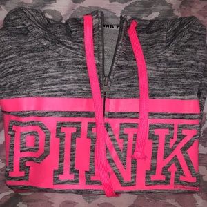 PINK half zip hoodie! 💖